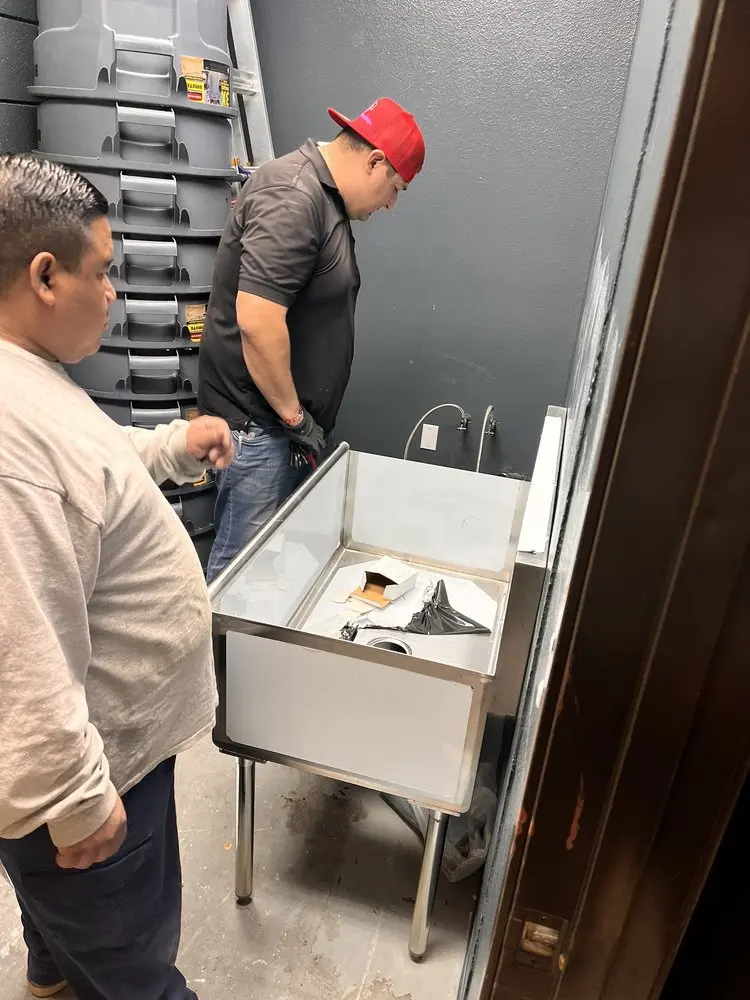 Commercial plumbing and sink installation in Boggy Creek